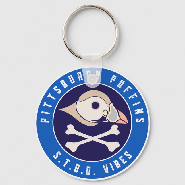 Chaveiro Pittsburgh Puffins S.T.B.D. Vibes (Frente)