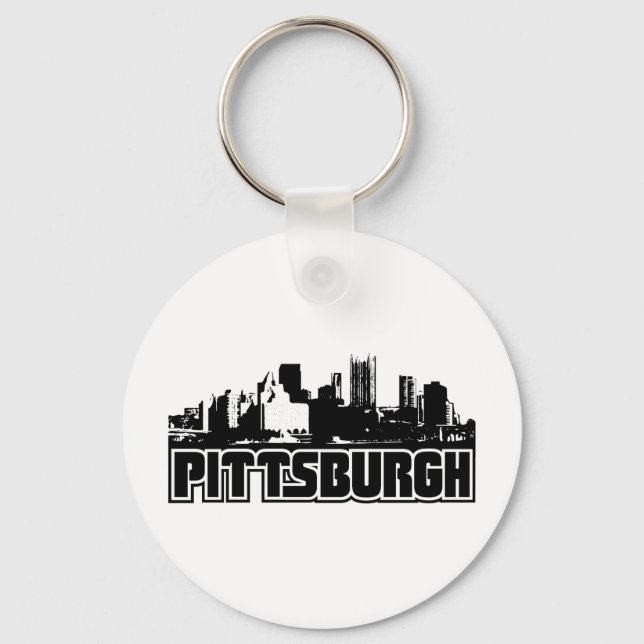 Chaveiro Pittsburgh Skyline (Frente)