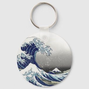 Chaveiro PixDezines Vintage, Excelente Wave, Hokusai 葛
