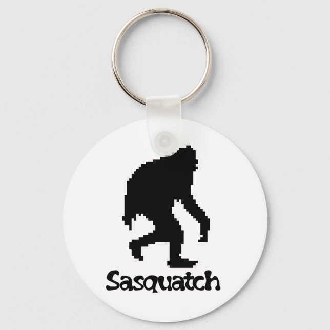 Chaveiro Pixel Art Sasquatch (Frente)