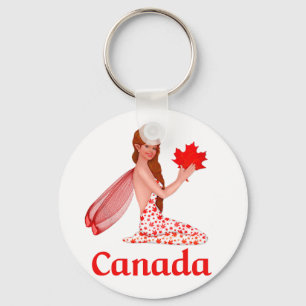 Chaveiro Pixie canadense com Folha de Maple