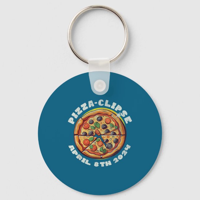 Chaveiro Pizza de Eclipse Solar Clipse Eclipse (Frente)