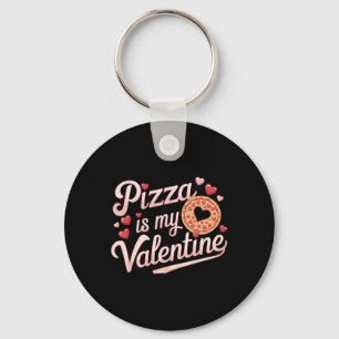 Chaveiro Pizza É Meu Dia dos Namorados Coração Peppero