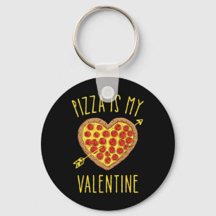 Chaveiro Pizza É Meu Peppero De Coração Dia de os namorados