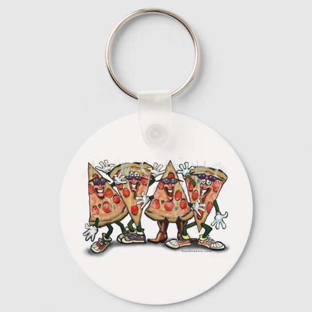 Chaveiro Pizza Party (Frente)