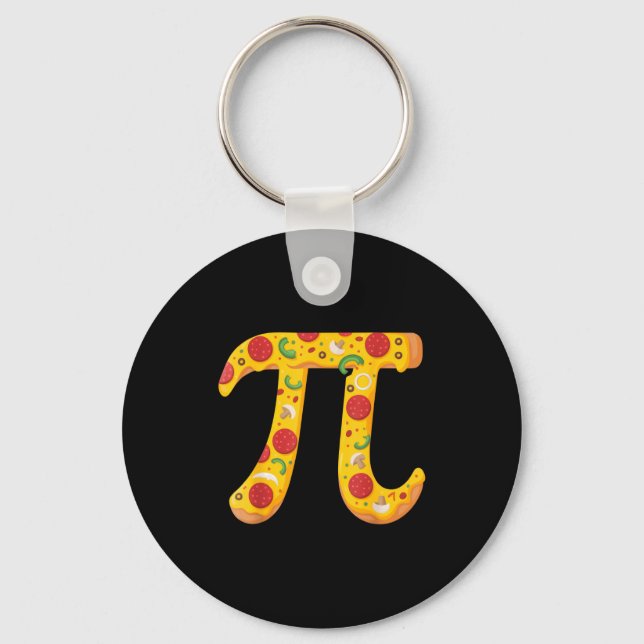 Chaveiro Pizza Pi Para Amantes De Matemática E Comida Diver (Frente)