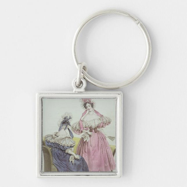 Chaveiro Placa de forma, de "salões de beleza Le Follet (Frente)