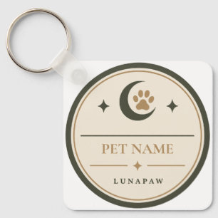 Chaveiro Placa de Identificação Personalizada para Pet – No