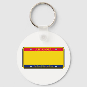 Chaveiro Placa de Licença de Estado de Arizona de Vazio