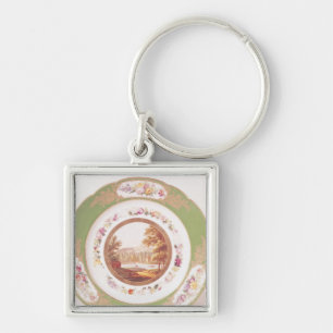 Chaveiro Placa que descreve o Pont velho de Sevres