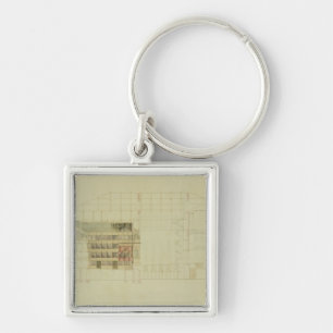 Chaveiro Planeie para o teatro real de Dresden, c.1838