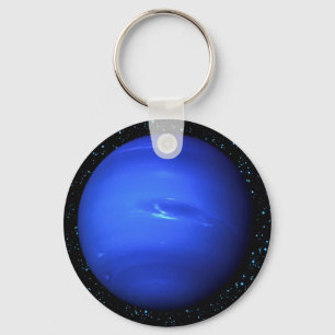 Chaveiro PLANET NEPTUNE Star Background (sistema solar) ~~.