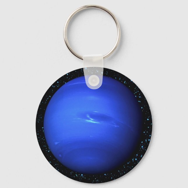 Chaveiro PLANET NEPTUNE Star Background (sistema solar) ~~. (Frente)