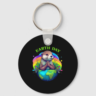Chaveiro Planeta do Dia da Terra Aniversário do Dia da Terr