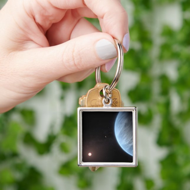 Chaveiro Planeta K2-18b, Estrela De Host E Planeta De Acomp (Mão)