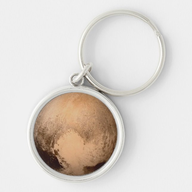 Chaveiro PLANETA PLUTO - TENHA UM CORAÇÃO! (~ do sistema (Frente)