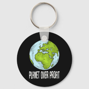 Chaveiro Planeta Sobre Reciclar De Lucro Salvar O Ambiente