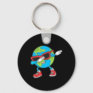 Chaveiro Planeta Terra Dia de Aniversário Dab Groovy Dabbin