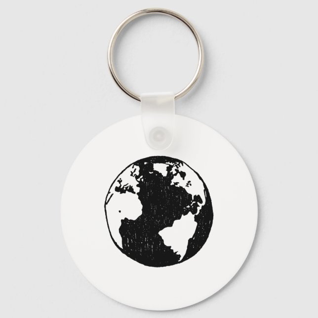 Chaveiro Planeta Terra Ecologia Terra Prolongada (Frente)
