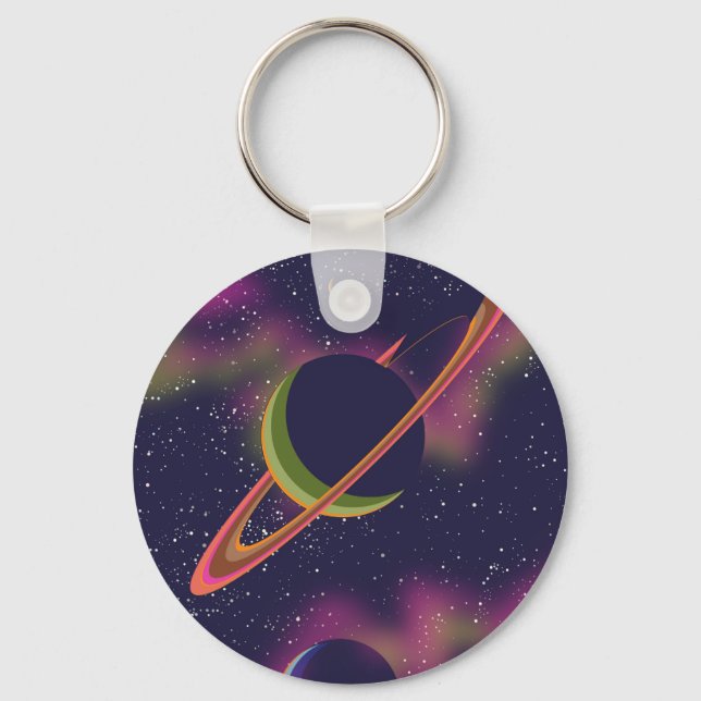 Chaveiro Planetas e Estrelas (Frente)