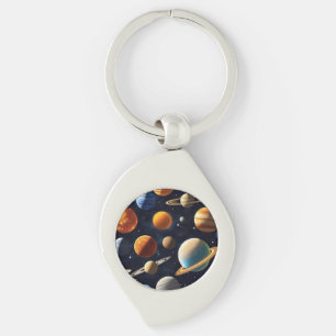 Chaveiro Planetas espaciais externos 2