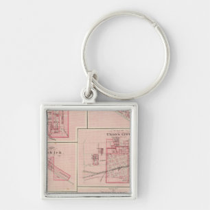 Chaveiro Plano de Portland, Jay Co, Ind com Camden