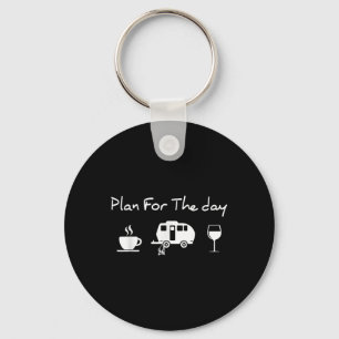 Chaveiro Plano Para O Dia Café Acampamento Vinho