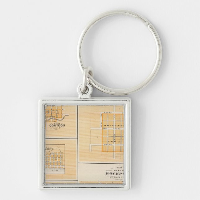 Chaveiro Plano Rockport, Spencer Co com Everton (Frente)