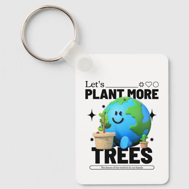 Chaveiro Planta de vamos Mais Árvores (Frente)