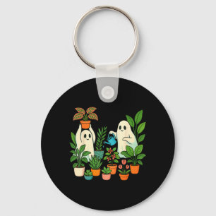 Chaveiro Planta Fantasma Fofa Senhora Jardineira Assustador