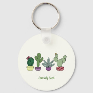 Chaveiro Plantas Cute Cactus Poedeiras Ama Meus Cactos
