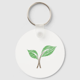 Chaveiro Plântula do bebê esboçada