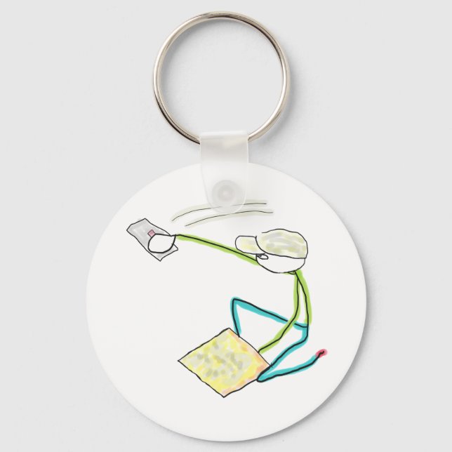 Chaveiro Plasterer Stickman (Frente)