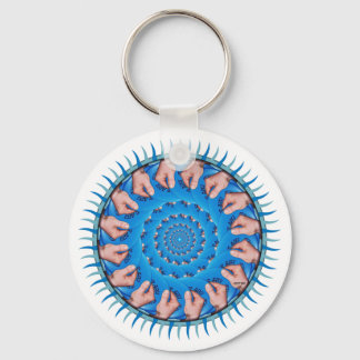 Chaveiro Plástico azul