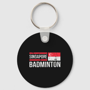 Chaveiro Playe desportiva desportiva de Badminton de Singap