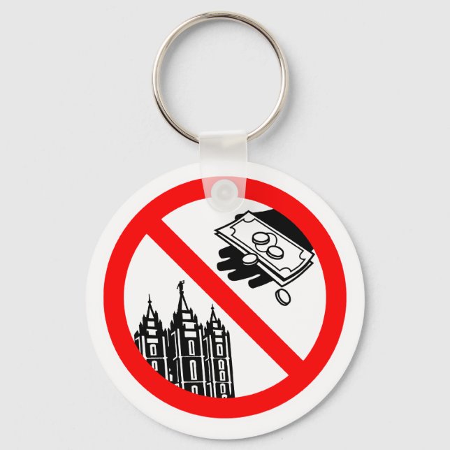 Chaveiro Please Don't Feed the Church Keychain (Frente)
