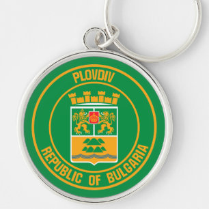 Chaveiro Plovdiv Round Emblem