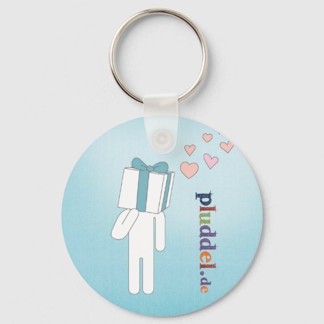 Chaveiro pluddel-schlüsselanhänger-herz (Frente)