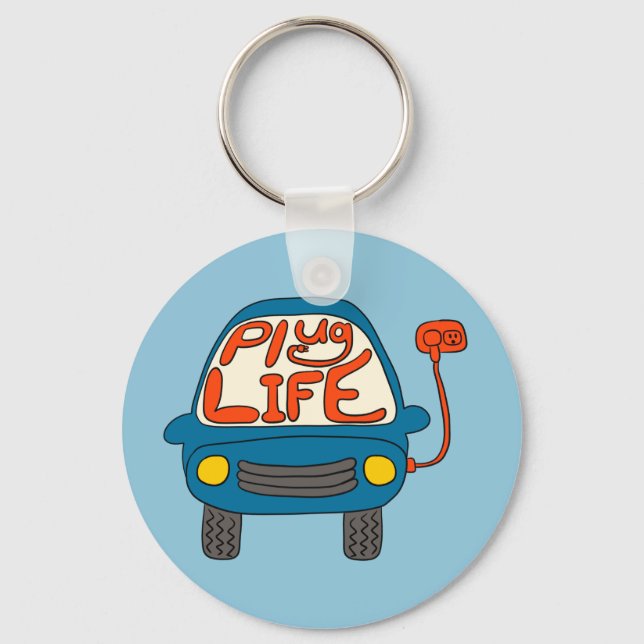Chaveiro Plug Life Cole Blue (Frente)
