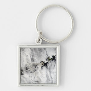 Chaveiro Pluma do vulcão Okmok, Ilhas Aleutas