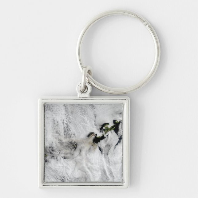 Chaveiro Pluma do vulcão Okmok, Ilhas Aleutas 2 (Frente)