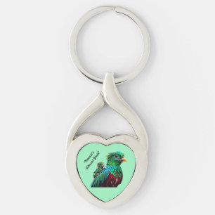 Chaveiro "Pluma vívida"