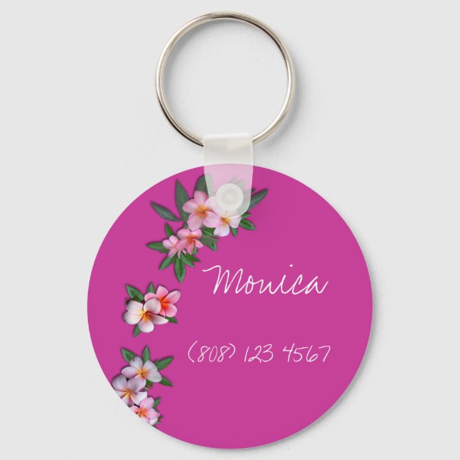 Chaveiro Plumeria (Frente)