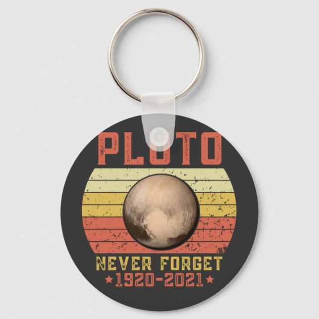 Chaveiro pluto NUNCA ESQUECER (Frente)