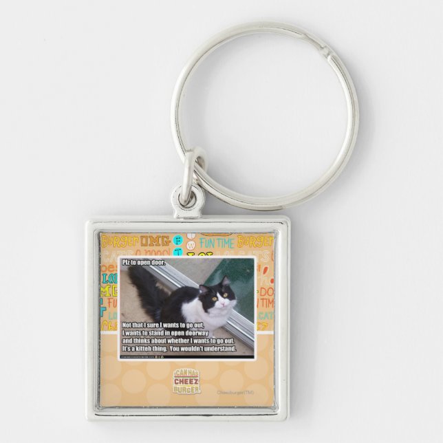 Chaveiro PLZ ao estar aberto (Frente)