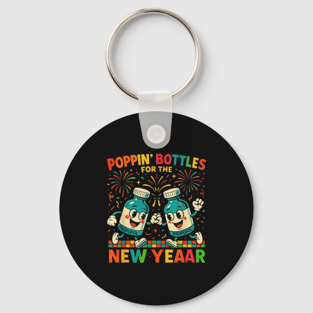 Chaveiro Pn’ Bottles For The New Year Funny Nurse Medical G (Frente)