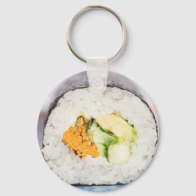 Chaveiro Pó de sushi Peixe e arroz (Frente)