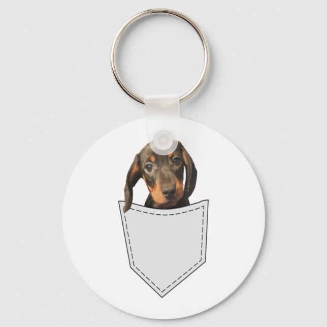 Chaveiro Pocket Dog Dachshund (Frente)