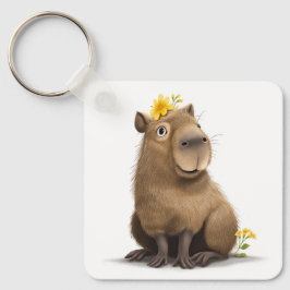 Chaveiro Pocket Hug Capybara Keyring
