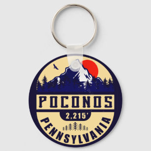 Chaveiro Pocono Mounains Pensilvânia - Retro Souvenirs